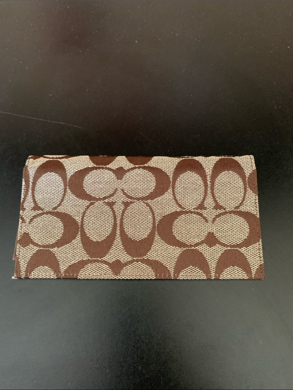 Coach Signature VY2K Checkbook
